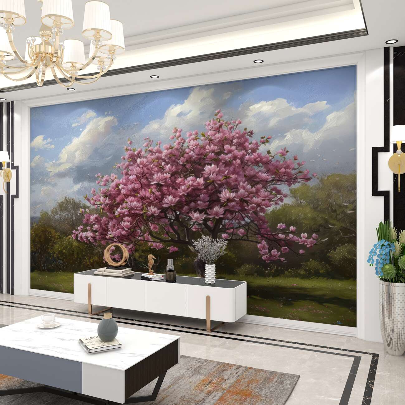 Fototapeta Kwitnące drzewo sakura