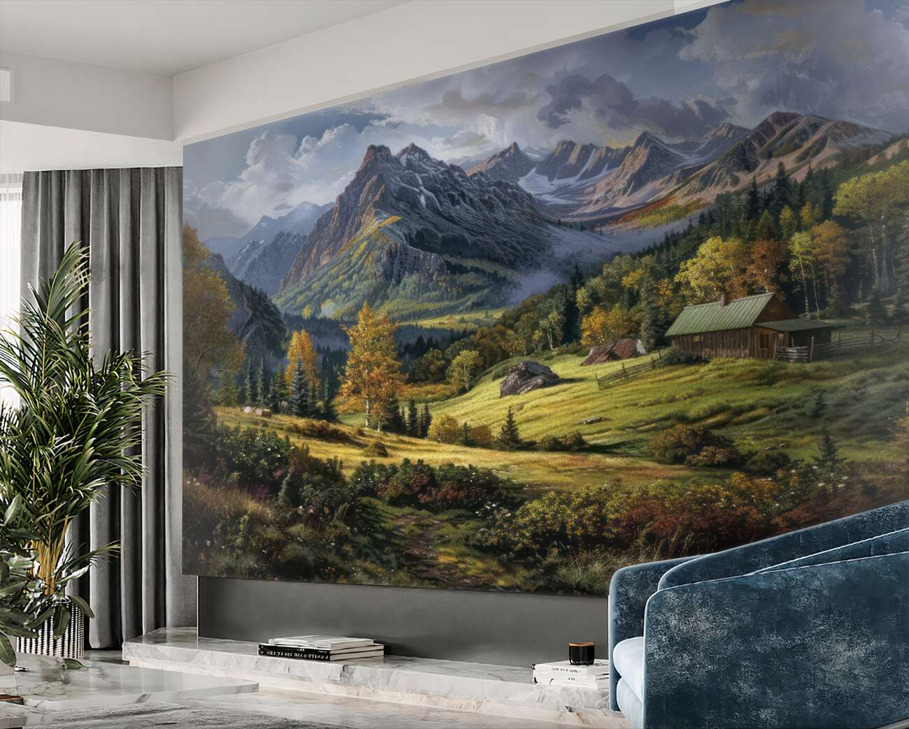 Fototapeta Jesienne lakier w górach