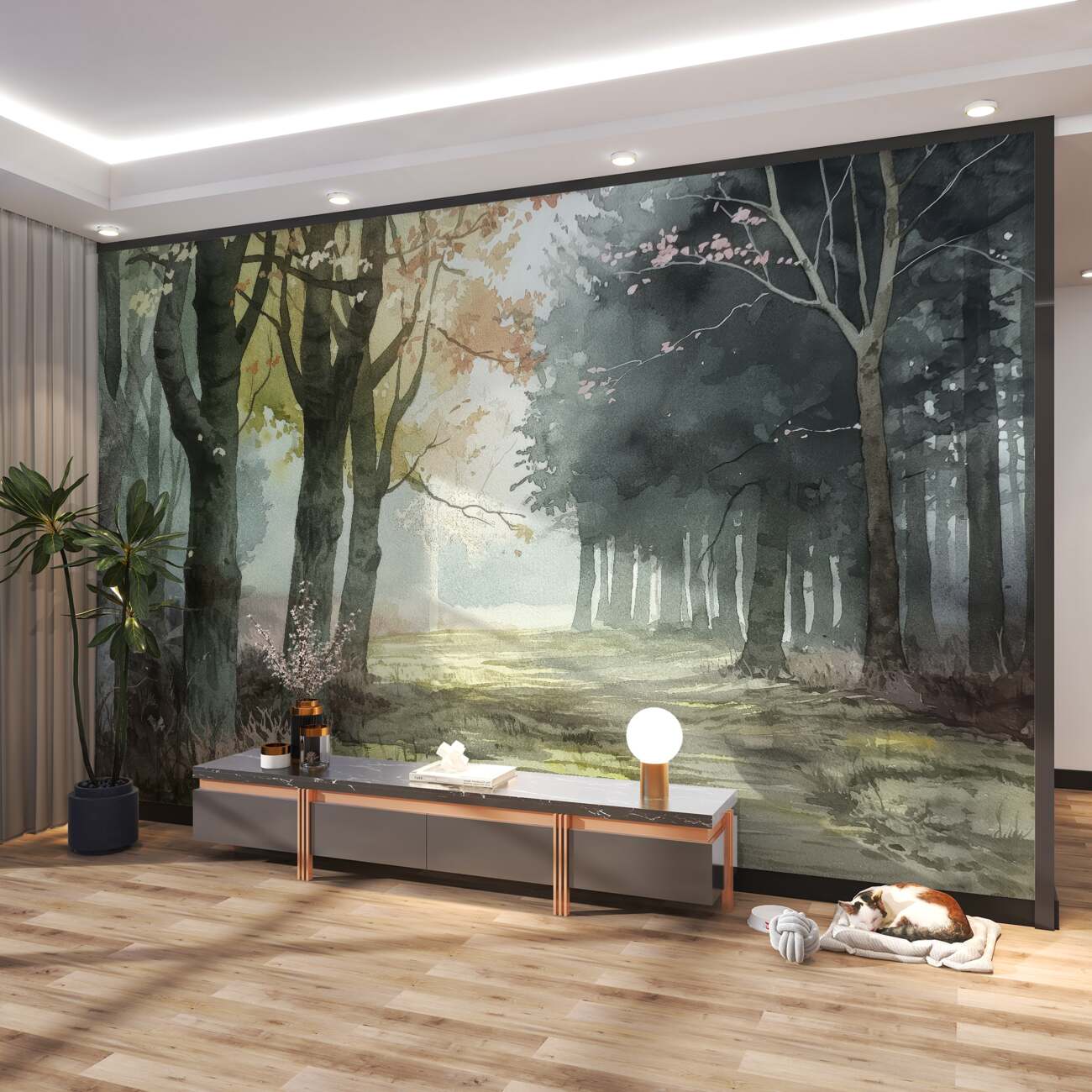 Fototapeta Energia leśna