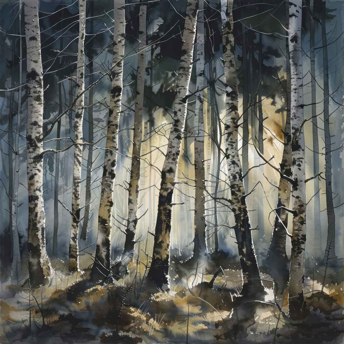 Fototapeta Brzozowy