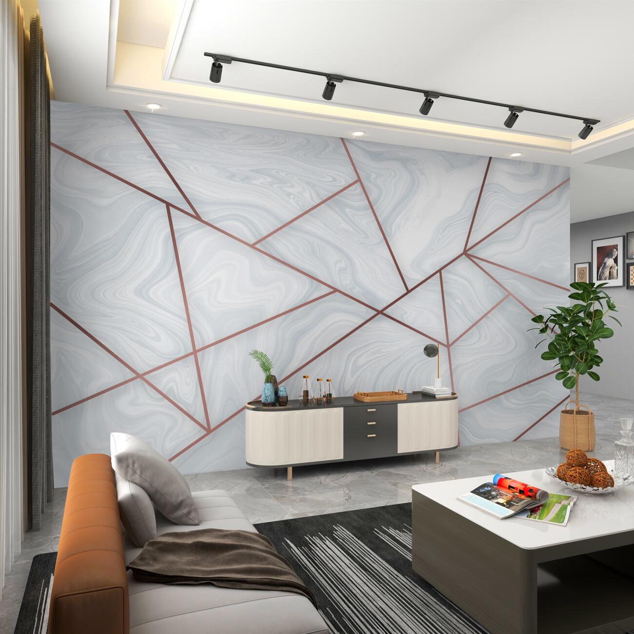 Fototapeta Ściana geometryczna