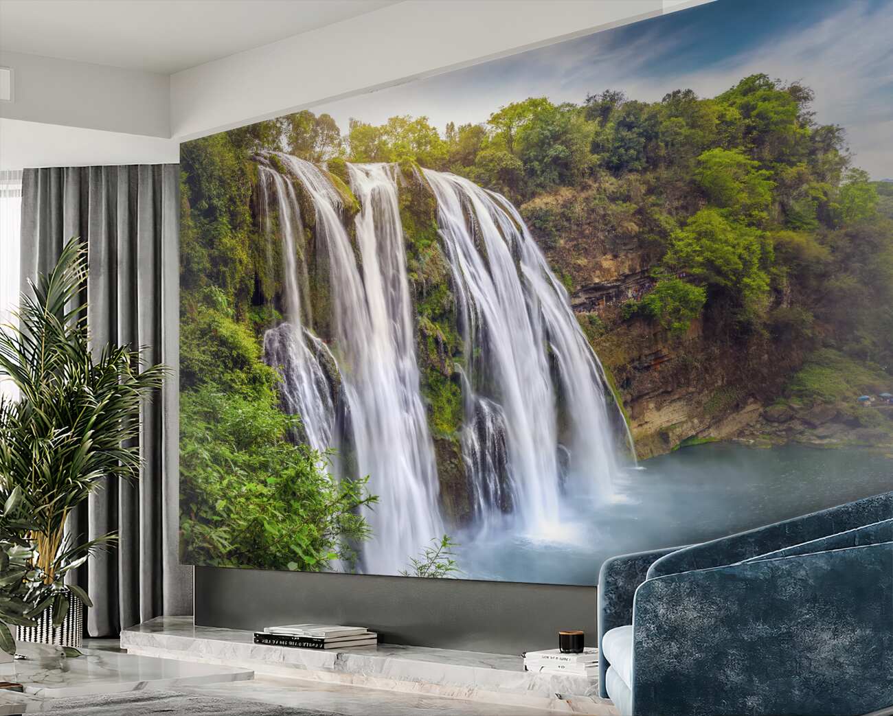 Fototapeta Naturalna kaskada