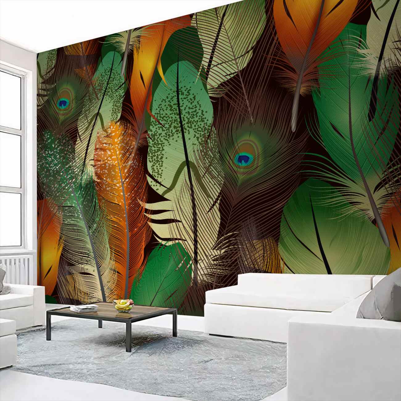 Fototapeta Naturalne pióra