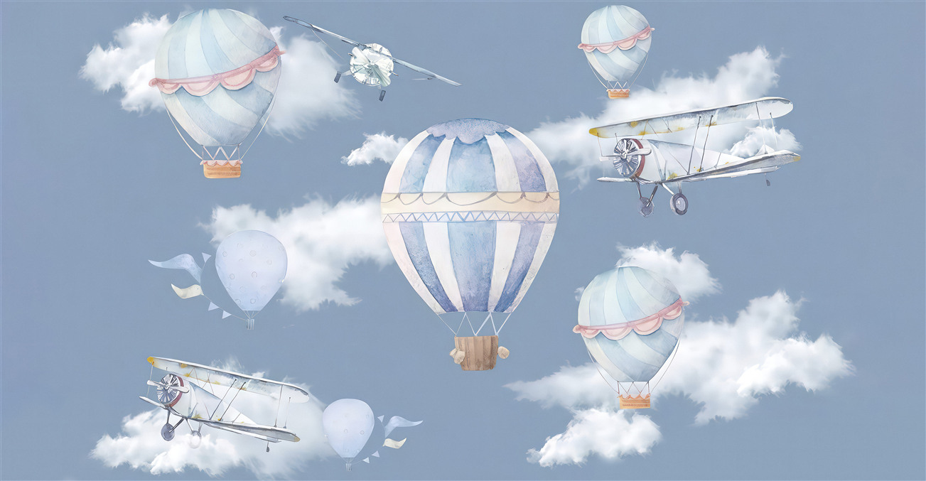 Fototapeta Balony i samoloty