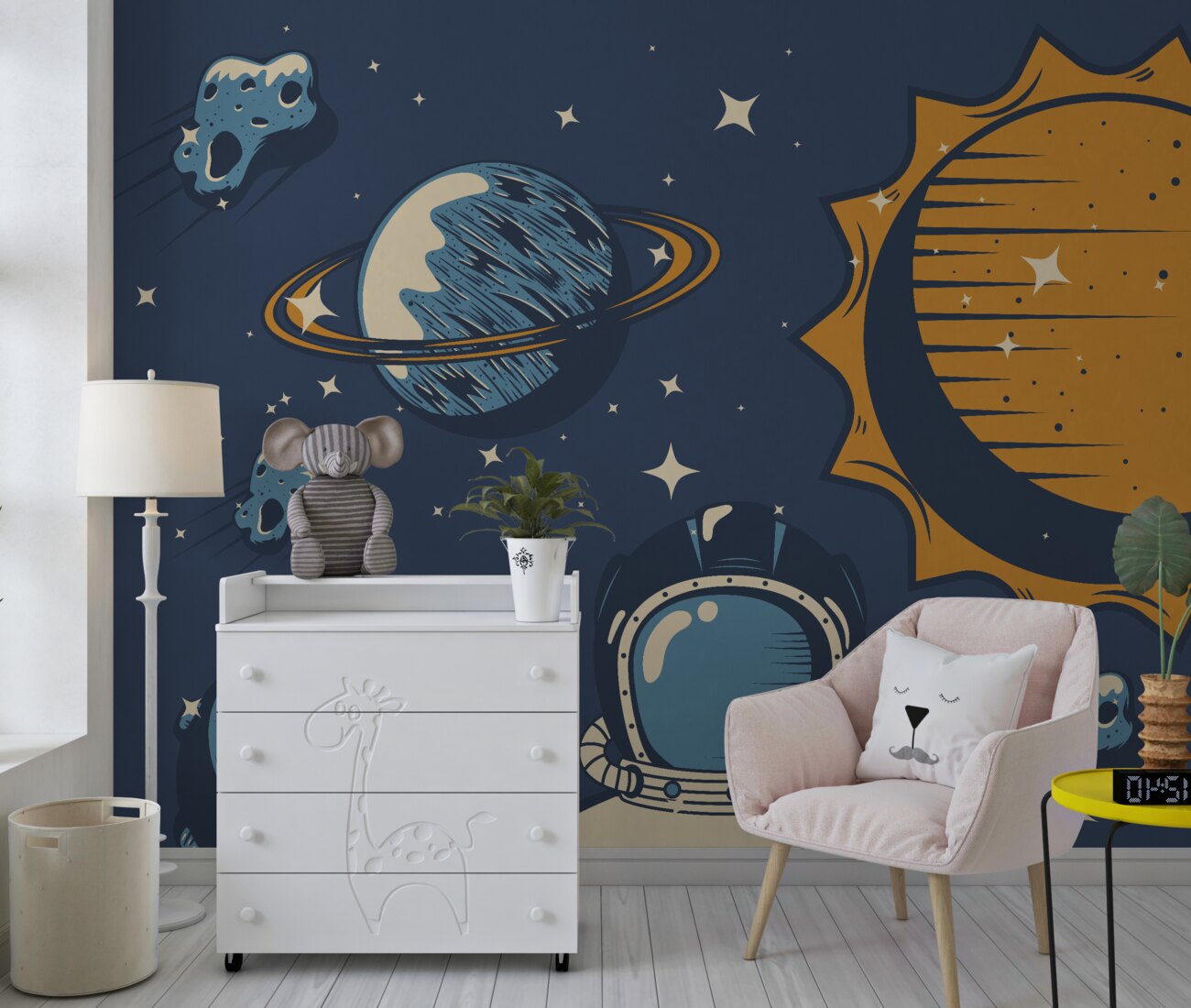 Fototapeta Astronauta na tle przestrzeni