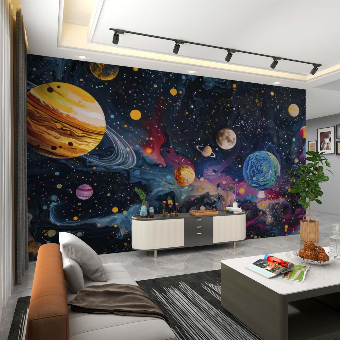 Fototapeta Orbity i planety