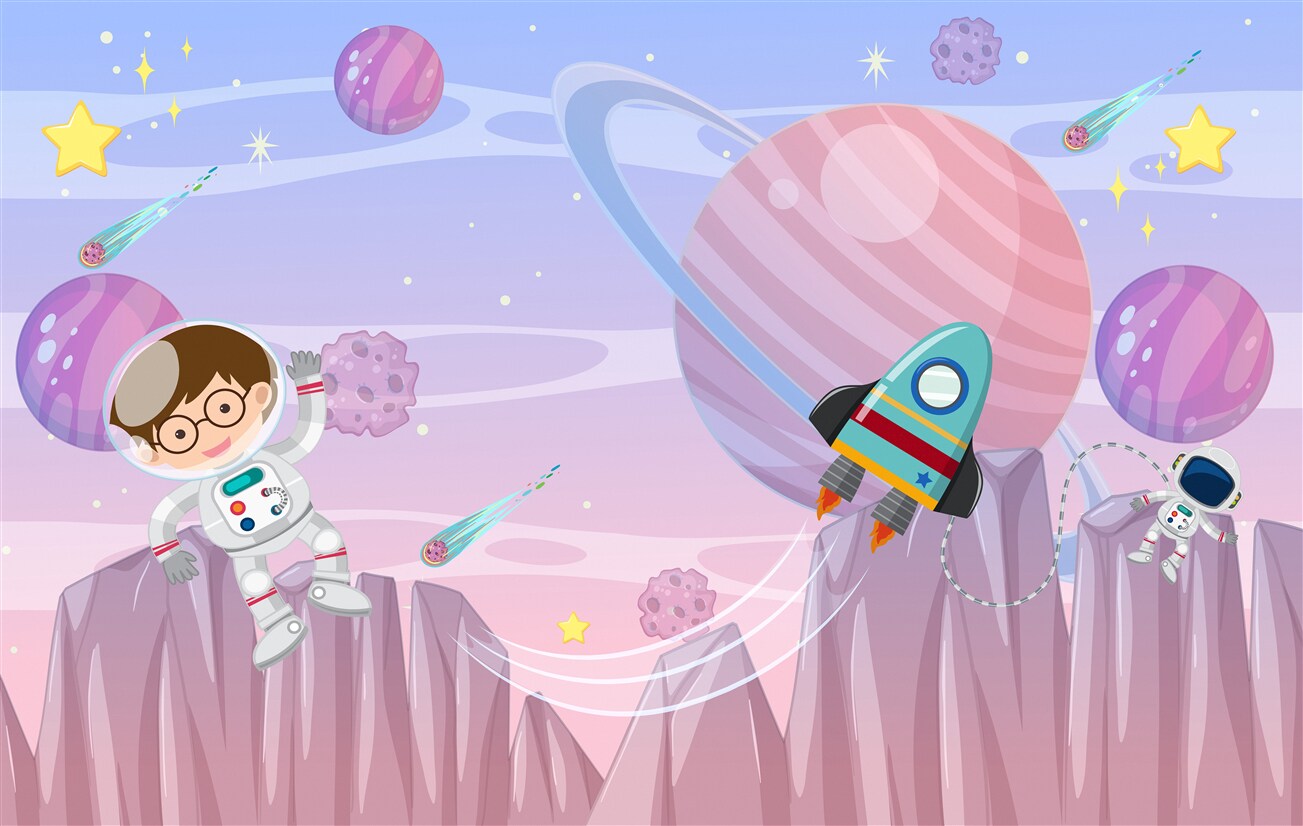 Fototapeta Kosmiczny astronauta
