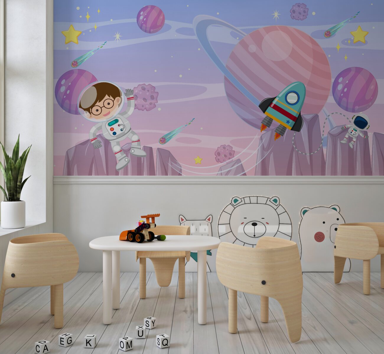 Fototapeta Kosmiczny astronauta