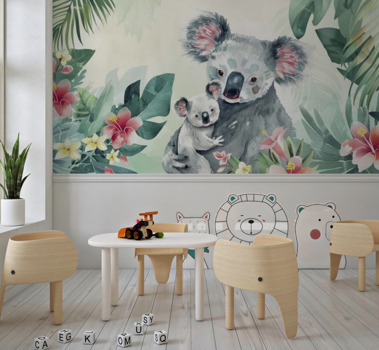 Fototapeta Mama koala z dzieckiem