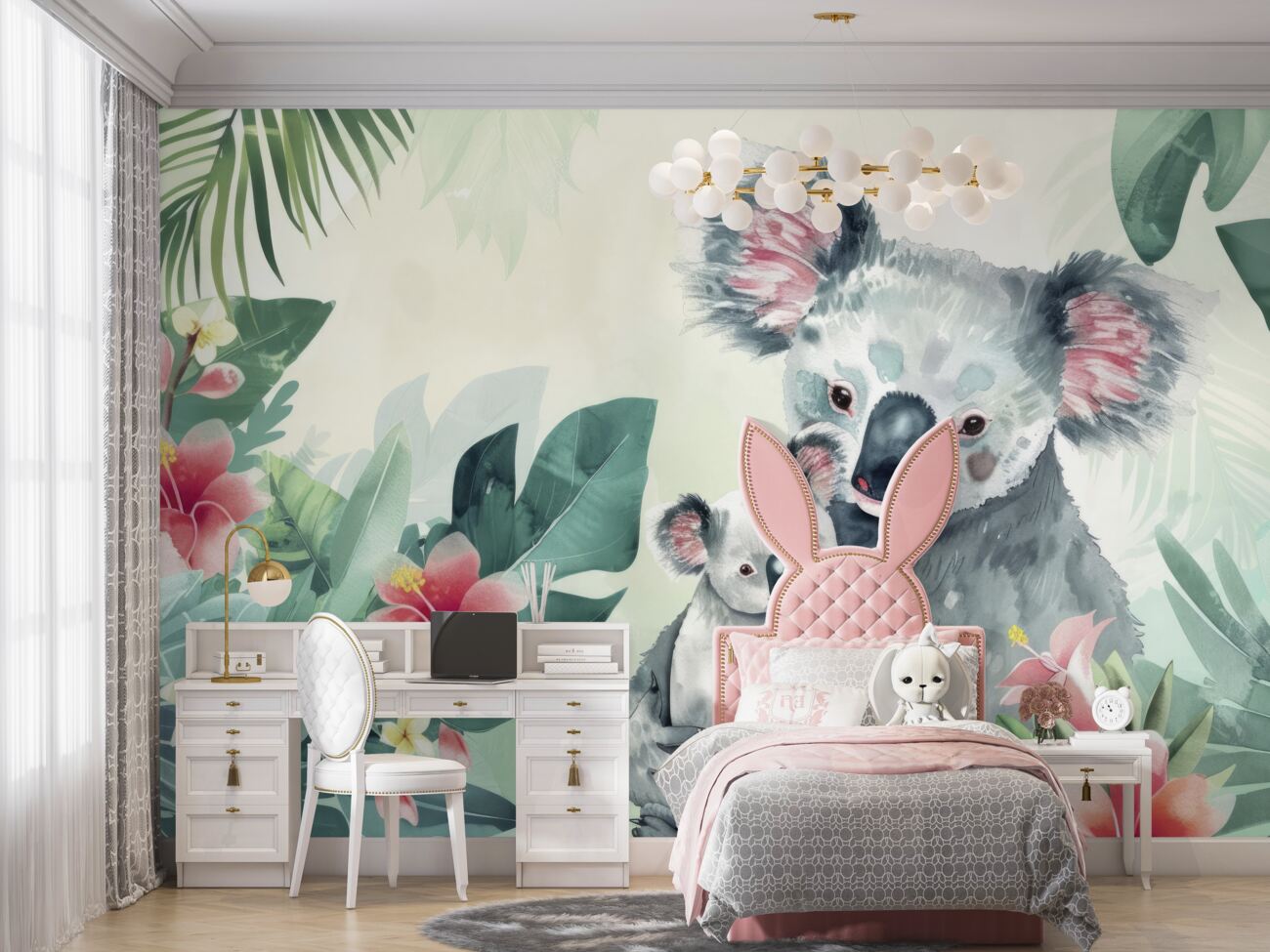 Fototapeta Mama koala z dzieckiem