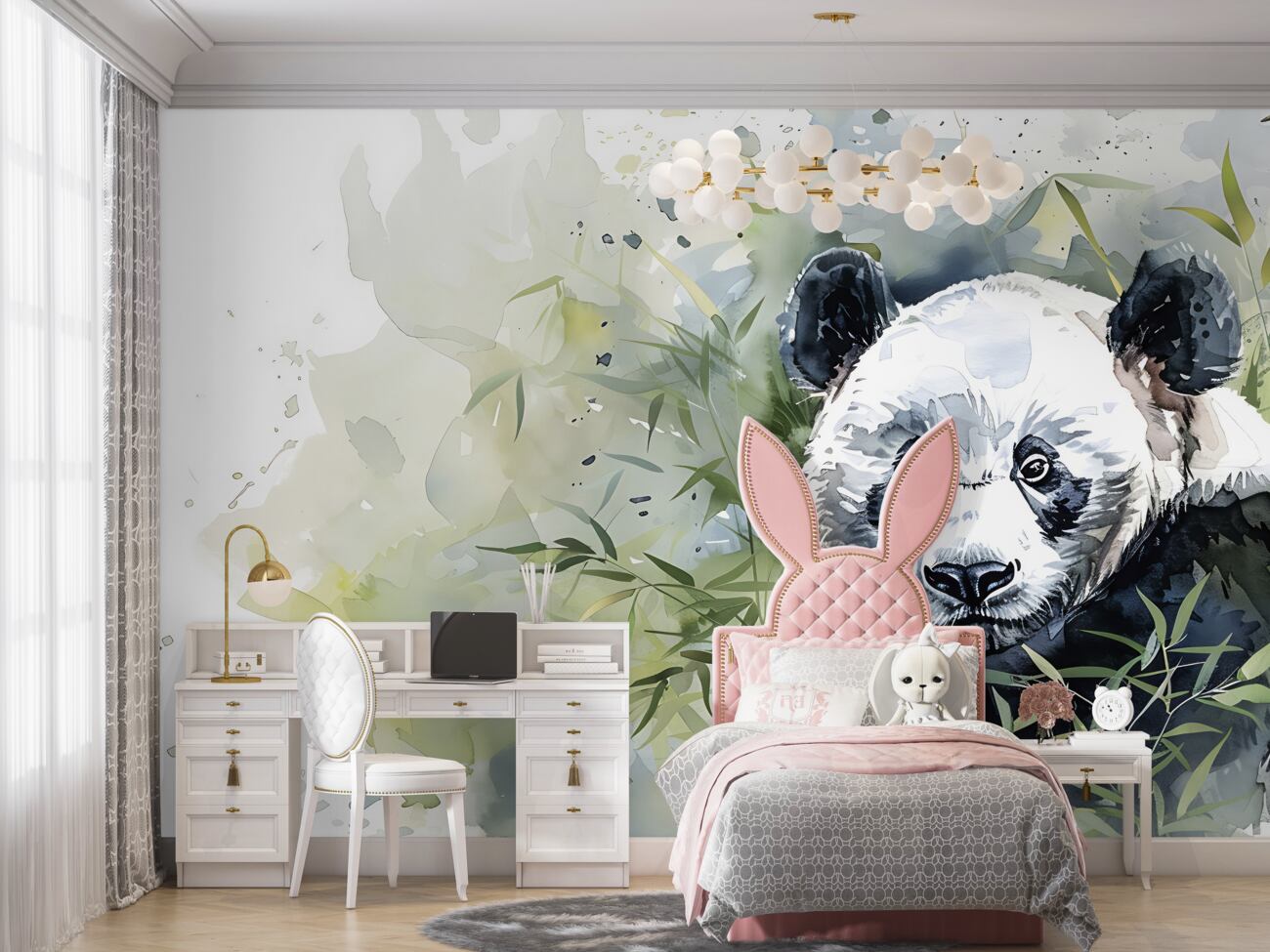 Fototapeta Panda wśród bambusa