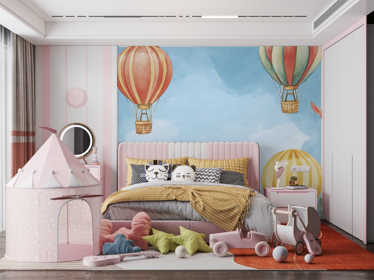 Fototapeta Cztery balony
